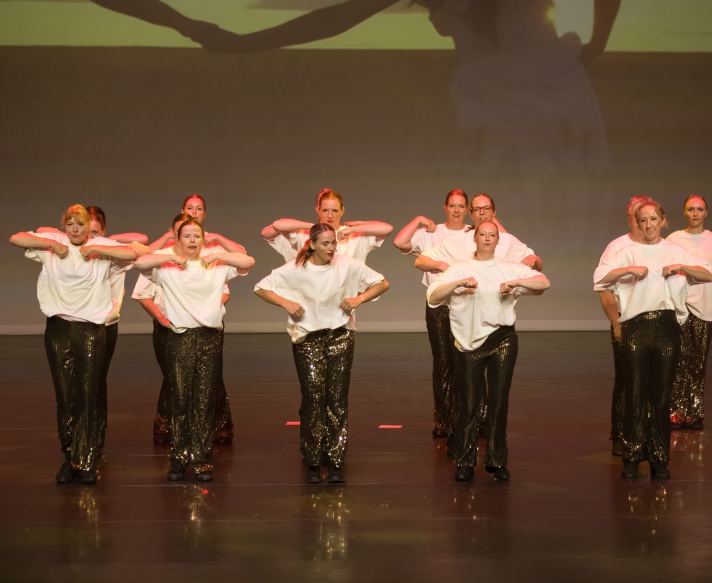 Dansers van de groep Volwassenen